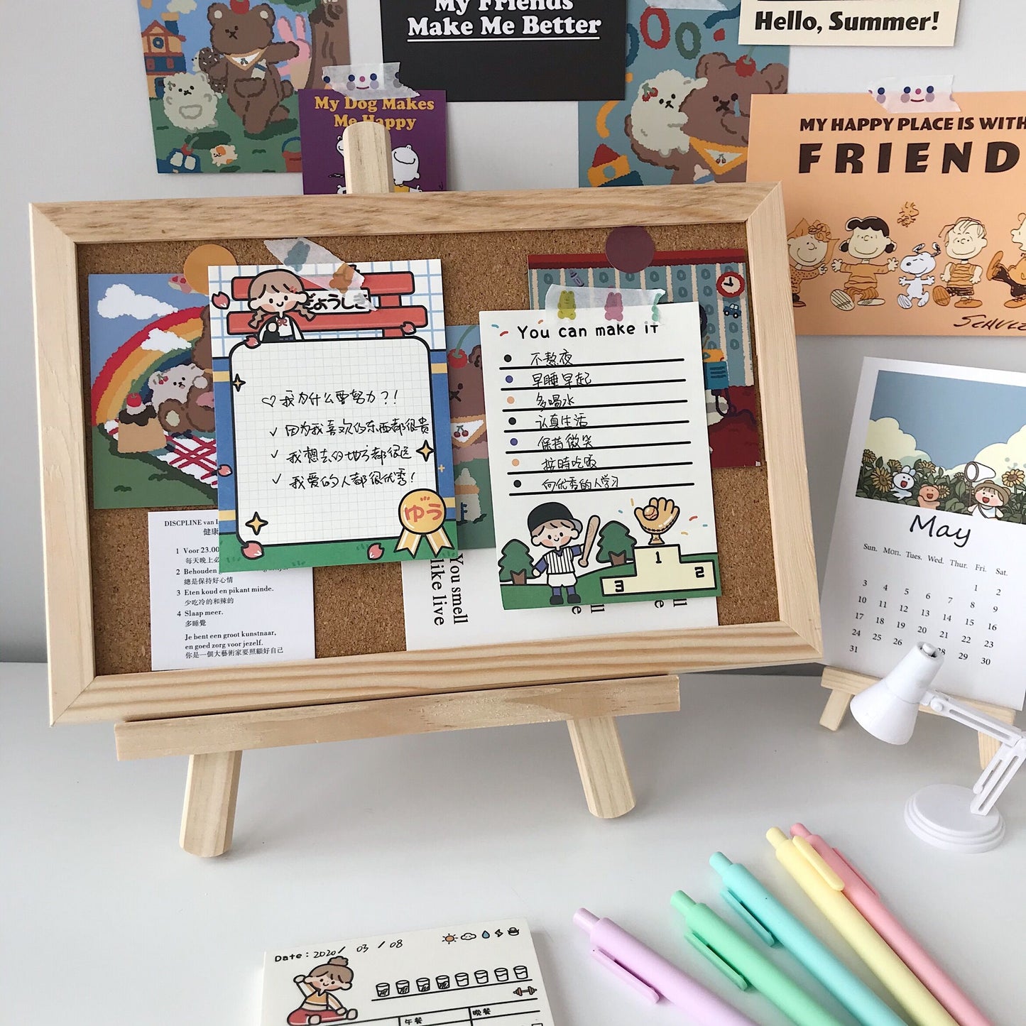 Woodyboard- Houten Herinneringsbord